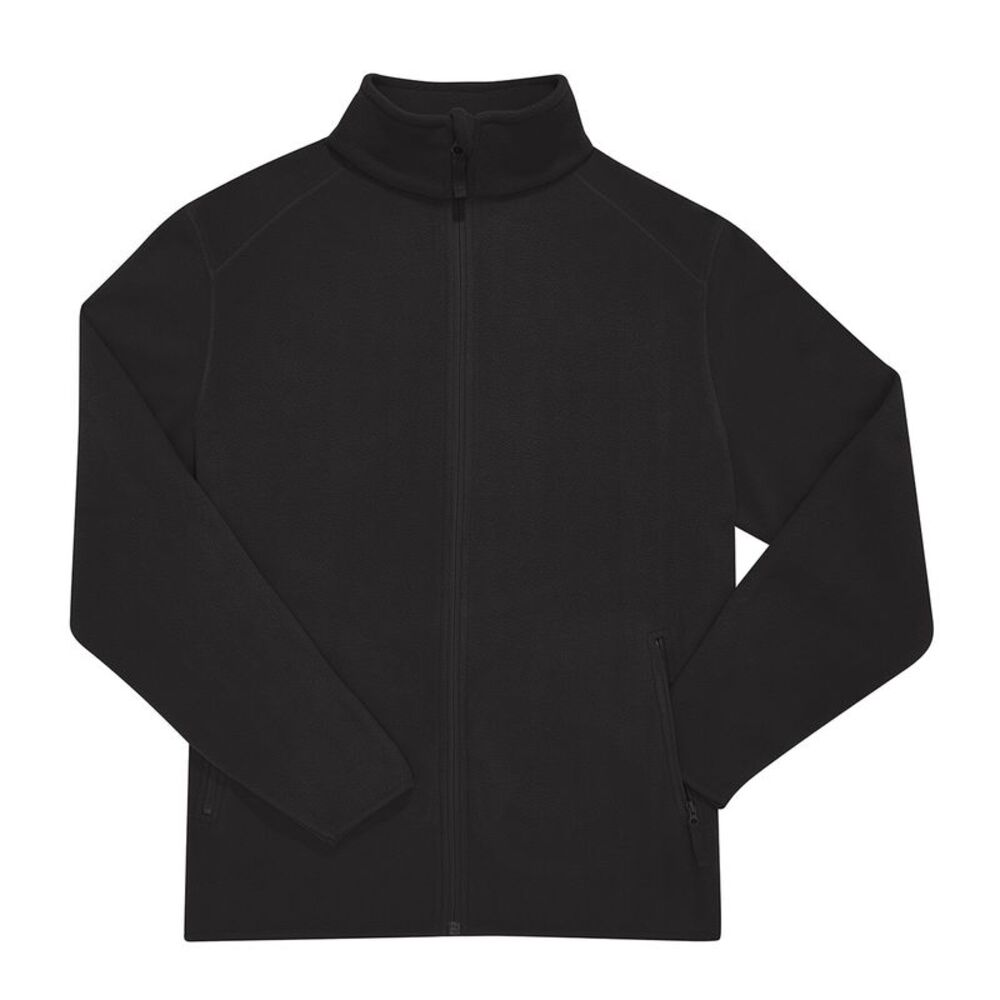 B&C Unisex Adult Reset Polar Fleece Jacket / Black